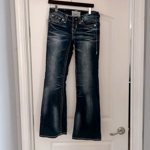 Big Star women’s denim jeans. Bootcut. Low rise. Size 27R (women’s size 4)